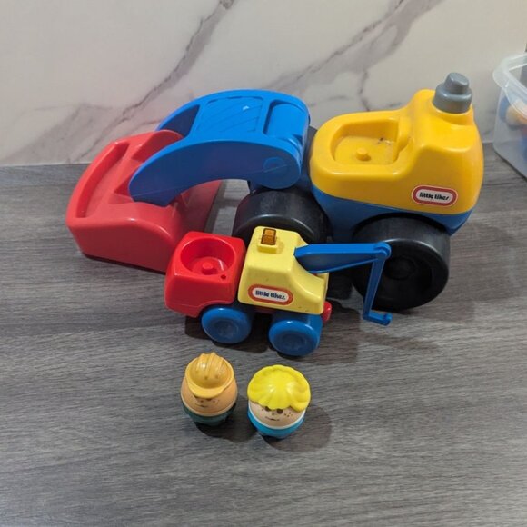 Little Tikes Construction Vehicles With Two Figures front loader pretend play - Picture 5 of 10